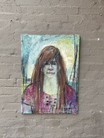 GOODWOOD Portrait of a Girl, Oil on Canvas